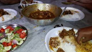 Sunday Special Pure Mutton Feast with my friends  Hot amp Spicy 😀 [upl. by Barbie]