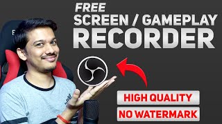 OBS Studio for Screen Recording  Gameplay Recording Tutorial in Hindi [upl. by Alleris536]