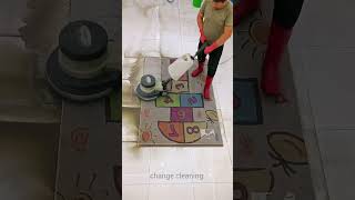 carpet cleaning Dirt that is difficult to remove Limpeza de carpete suja como limpar  subscribe [upl. by Ynnal]