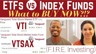 ETF vs Index Funds  Our Investments for Financial Independence FIRE Investing [upl. by Sou674]