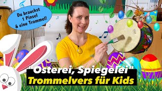 Ostern  Trommelvers  Kindermusik  KITA  Trommeln mit Kindern  Simone Ludwig  Floh im Ohr TV [upl. by Margi]