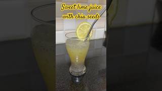 Sweet lime juice with chia seeds  food healthy healthbenefits ytshortscookingfatburnerneha [upl. by Madigan225]