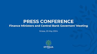 Press Conference  G7 Finance Ministers and Central Bank Governors’ Meeting [upl. by Vinia674]