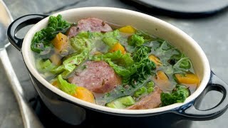 Recette  Potée au chou vert [upl. by Yssirhc]