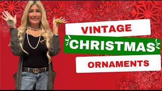 Vintage Hallmark Ornaments  A Collection From My Grandmother  Vlogmas Day 20 [upl. by Yuria]