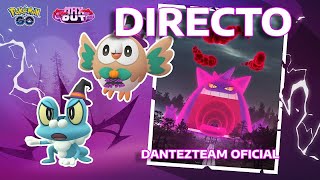 HORA DESTACADA FROAKIE amp ROWLET CON DISFRAZ DE HALLOWEEN VENY UNETE A NUESTRO DIRECTO [upl. by Spillar]