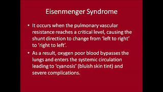 Eisenmenger Syndrome [upl. by Schwenk]