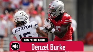 Ohio States Denzel Burke on threeturnover day against Akron [upl. by Ynot]