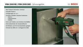 Tutorial Bohrhammer PBH 2500 SRE von Bosch [upl. by Bridgid]