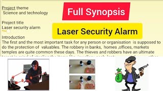 laser Security Alarm full synopsis।। new model Idea for science inspire awards 2022।। sd gk study [upl. by Anees385]