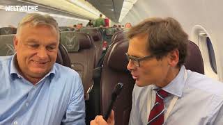 Orbán in Moskau Das erste Interview nach dem PutinGipfel [upl. by Sredna191]