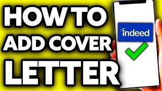 How To Add Cover Letter in Indeed 2024 [upl. by Darelle]