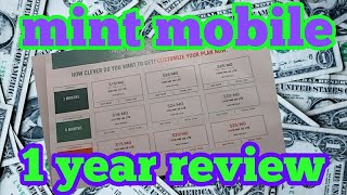 mint mobile  mint sim one year review 20182019 [upl. by Benedikta]