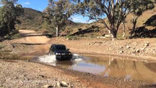 BMW E70 Water Crossing  Parachilna  Flinders Ranges SA [upl. by Willard198]