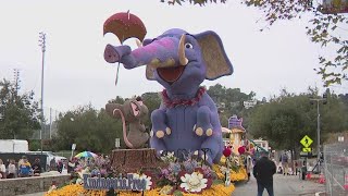 Lastminute Rose Parade preparations [upl. by Armand]