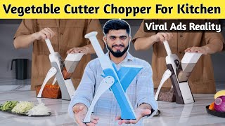 Viral Ads Reality Vegetable Cutter Chopper for Kitchen  Multifunctional Vegetable Cutter Chopper [upl. by Ahseen]