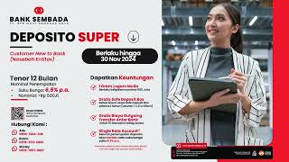 Deposito Super  Bank BPR Sembada [upl. by Nevlin]