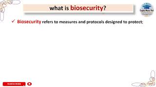 What is biosecurity biosecurity biosafety laboratory [upl. by Reinaldos867]