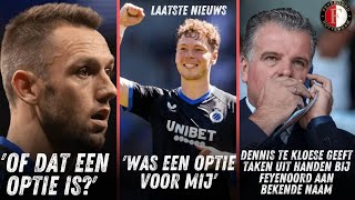 TE KLOESE OVER INTERESSE VAN FEYENOORD IN AANVALLER DE VRIJ LAAT DE DEUR OPEN [upl. by Adnuahs667]