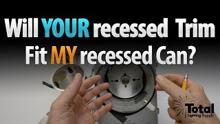 Will your Recessed Trim fit my Recessed Can by Total Recessed Lighting [upl. by Nabala]