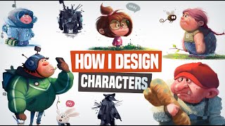 How I Design Characters  How To Color in Procreate [upl. by Wickham]