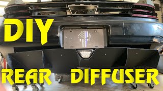 DIY Rear Diffuser [upl. by Eilak517]