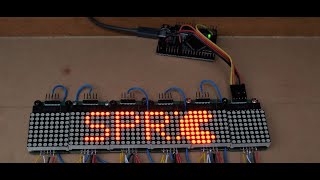 8x8 LED Displays with MAX7219 and Arduino 144 [upl. by Haleeuqa]