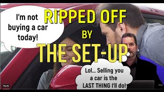 CAR SALESMAN PUSHES YOU into buying a car DEALERSHIP RIP OFF The SET UP  AUTO Expert THG 2023 [upl. by Rosco489]