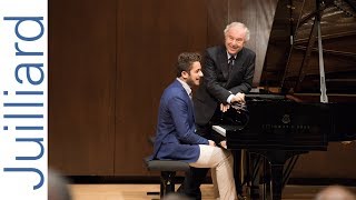 Christian De Luca JS Bachs Italian Concerto  Juilliard Sir András Schiff Piano Master Class [upl. by Suilmann]