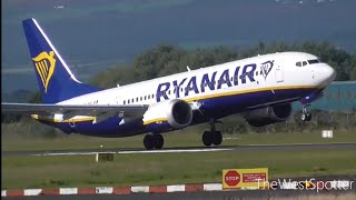 Brand New Ryanair MAX City of Derry Airport 18th September 2024 [upl. by Keynes]