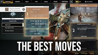 The Best Moves Trophy Fully Upgrade A Runic Attack  God of War 2018 [upl. by Anerev]