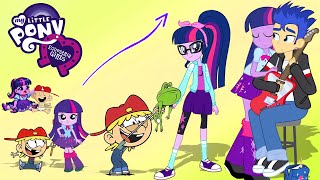 The Loud House meet MLP Pony Growing Up Evolution Full  Sky Wow [upl. by Burgess]