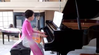 Ly Con Sao Song of the Starling Vietnamese Folk Song Dan Ca Mien Nam Vietnam piano solo [upl. by Wager]