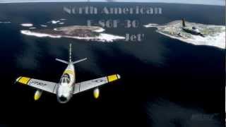 MilViz F86F30 Sabre Jet Promotional [upl. by Beckman62]