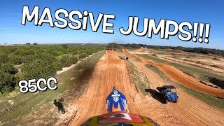 85cc WIDE OPEN at James Stewarts Dangerboy Deegan GoPro raw [upl. by Heid]