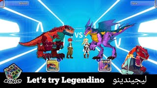 Legendino  تجربة لعبة معركة الديناصورات الرقمية  Dinosaur Battle [upl. by Claudine]