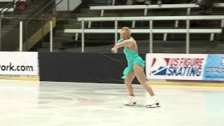 2013 Adult Champs Adult Bronze Ladies Dramatic Skate Angie Miske [upl. by Elrem54]