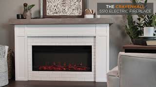 Real Flame Cravenhall Landscape Electric Fireplace [upl. by Neehar565]