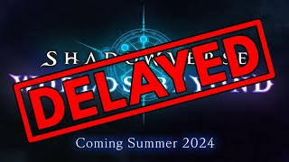 SHADOWVERSE WORLDS BEYOND DELAYED [upl. by Kamilah]