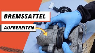 Bremssattel komplett überholen Tutorial [upl. by Annaoy]