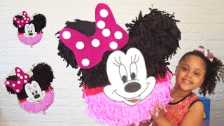 Como fazer uma Pinhata da Minnie [upl. by Eahsan]