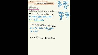 Ex 1 2 si 3 pag 40 Operații cu numere reale  Operații cu radicali  Matematică 7 [upl. by Rammaj]