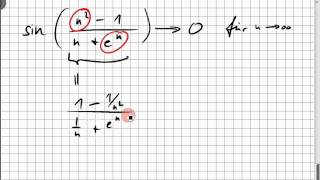 19B5 Grenzwertbetrachtung mit Sinus Bruch und Potenzen [upl. by Gosney]