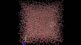 Molecular dynamics simulation of polycaprolactone in water [upl. by Swanhildas]