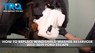 How to Replace Windshield Washer Reservoir 20132019 Ford Focus [upl. by Beverlee759]