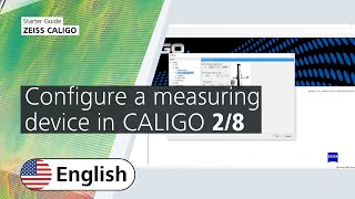 Configure a measuring device HAMBOT  CALENO in CALIGO 28 [upl. by Samau471]