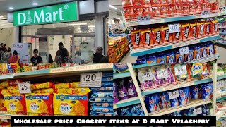 2024 Wholesale price offers for grocery items at DMart Velachery l D Mart budget shopping Chennai [upl. by Charita]