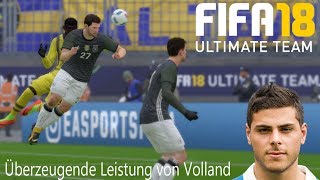 FIFA 18 ULTIMATE TEAM 04 ⚽ Überzeugende Leistung von Volland DeutschHD [upl. by Htrahddis]