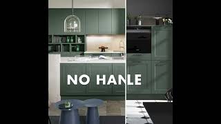 Difference between Kitchen Cabinets Handle vs no handle  Nolte Kitchen modularkitchen [upl. by Edmea]