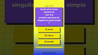 quotQuiz De Conjugaison Française  Le Passé Simplequot [upl. by Bullis]